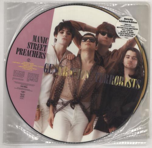 Manic Street Preachers Generation Terrorists UK picture disc LP